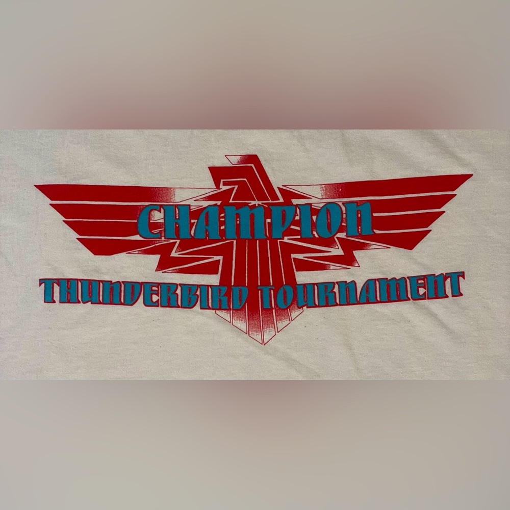 90s Champion Thunderbird Tournament Tshirt